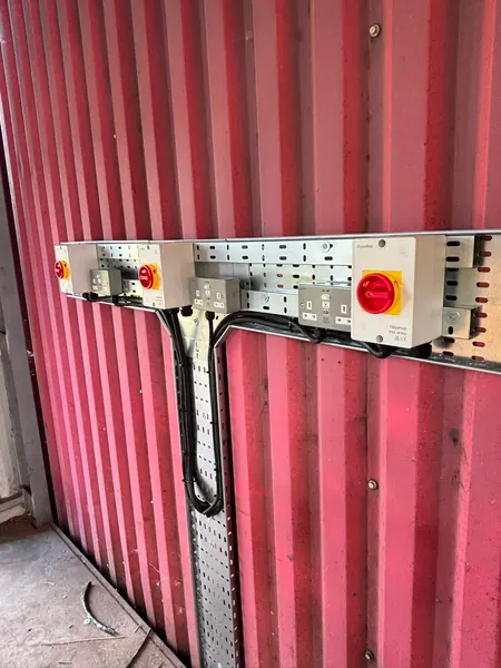 Commercial emergency disconnect installation