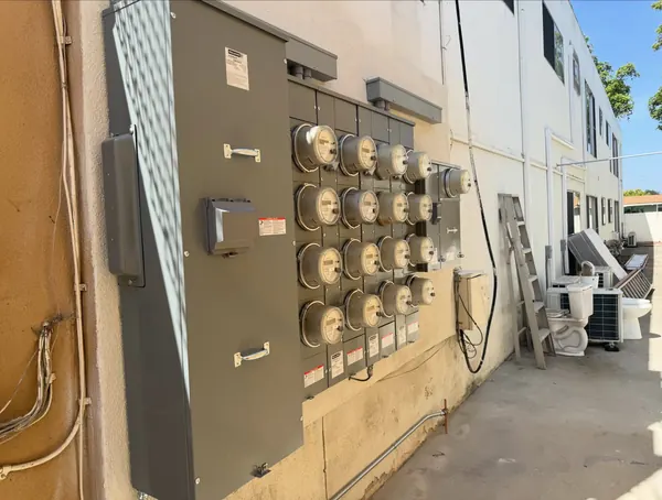 Commercial multi-meter electrical service