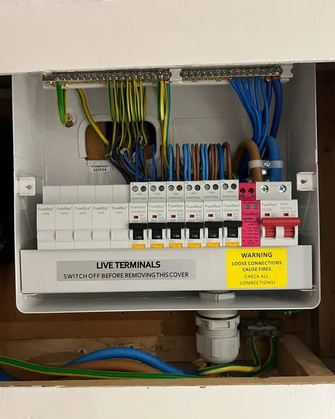 Compact electrical panel installation