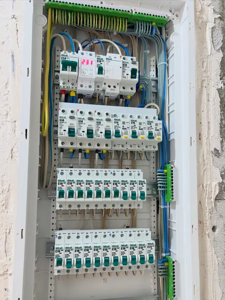 Precision panel wiring detail
